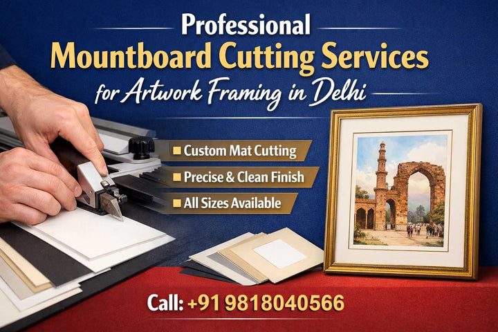 Professional Mountboard Cutting Services for Artwork Framing