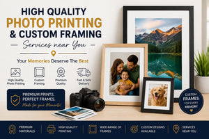 High Quality Photo Printing and Custom Framing Work in India