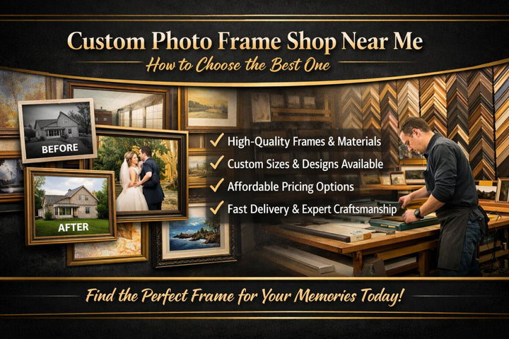 Custom Photo Frame Shop Near Me – How to Choose the Best One