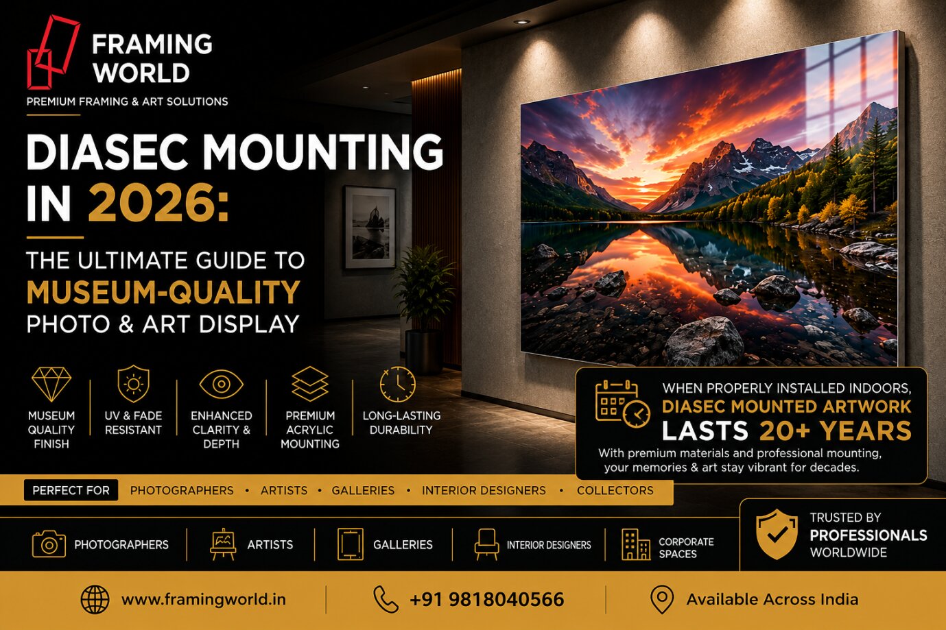 Diasec Mounting in 2026: The Ultimate Guide to Museum-Quality Photo & Art Display