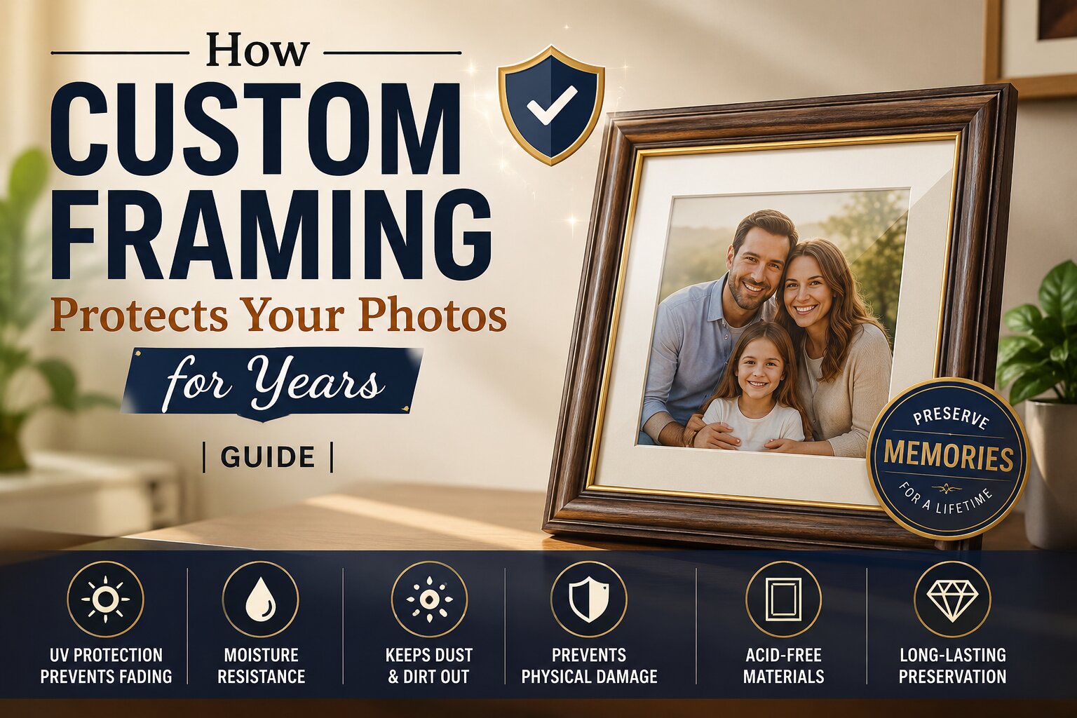 How Custom Framing Protects Your Photos for Years