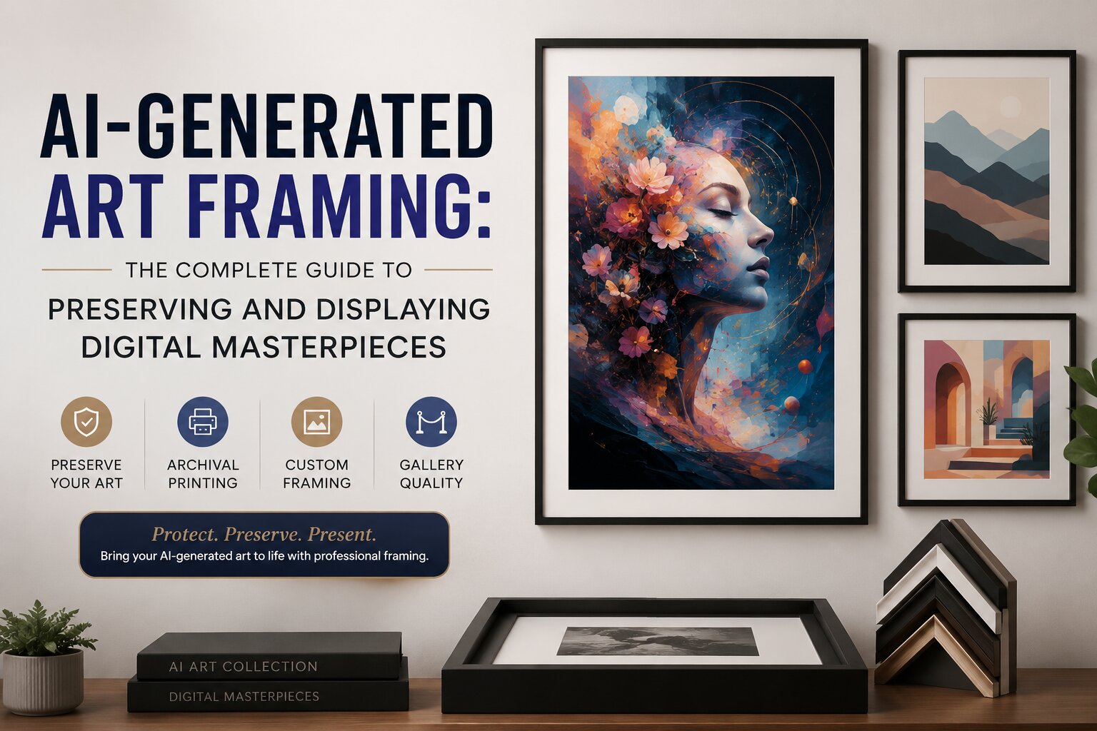 AI-Generated Art Framing: The Complete Guide to Preserving and Displaying Digital Masterpieces