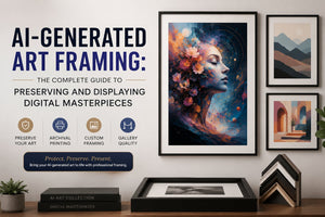 AI-Generated Art Framing: The Complete Guide to Preserving and Displaying Digital Masterpieces