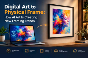 Digital Art to Physical Frame: How AI Art Is Creating New Framing Trends