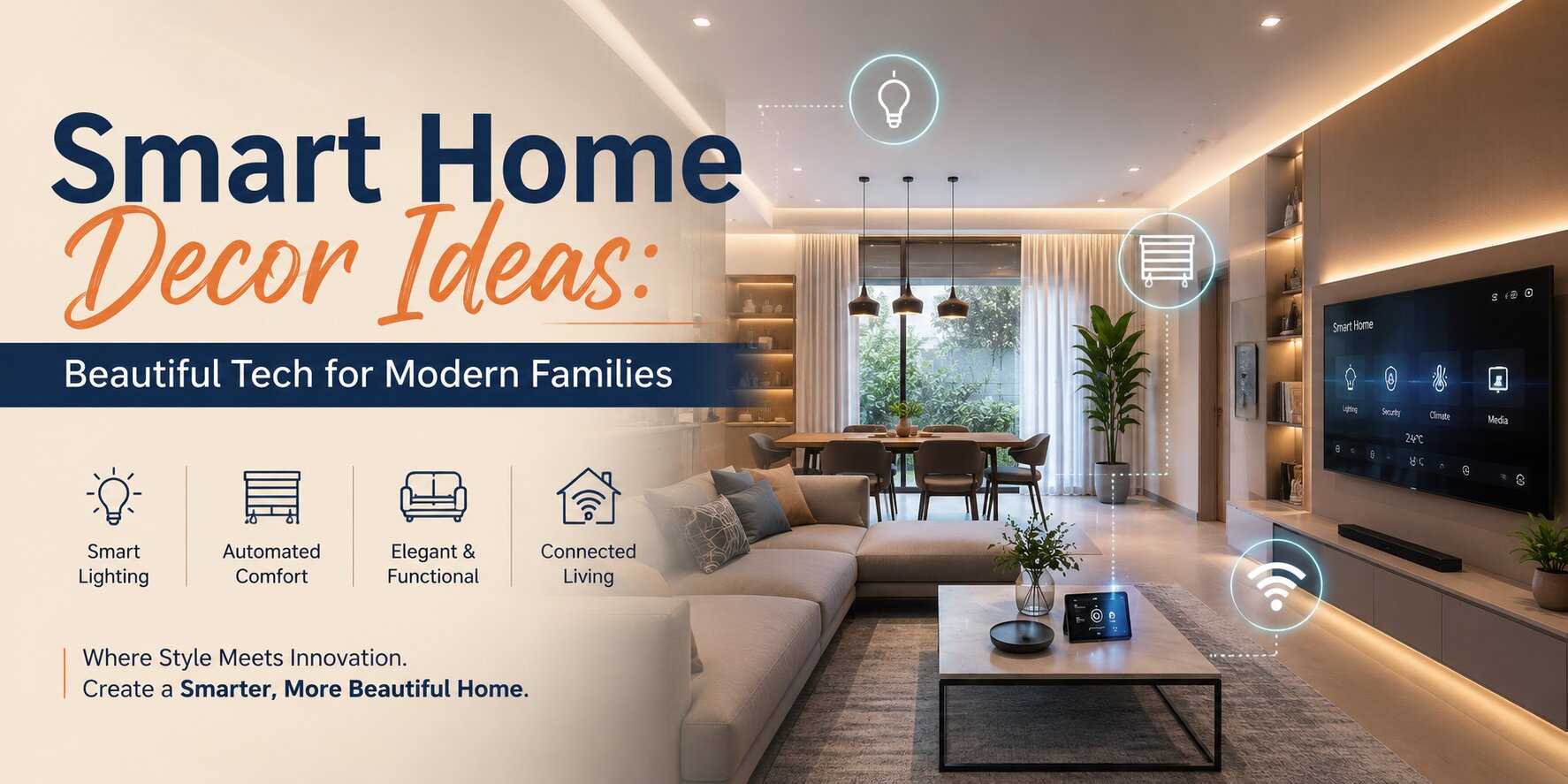 The Connected Living Room: Smart Home Decor Ideas for Modern Families