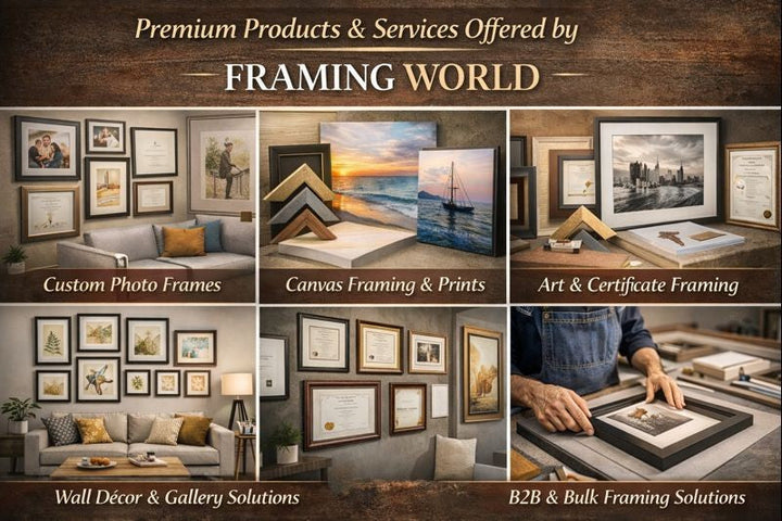 Framing World: Transforming Spaces with Custom Frames and Décor