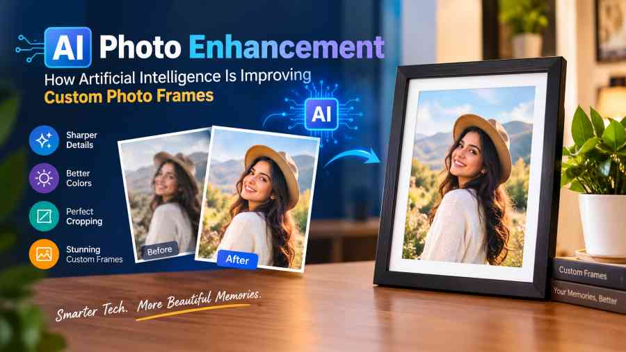 AI Photo Enhancement How Artificial Intelligence Is Improving Custom Photo Frames