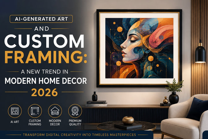 AI-Generated Art and Custom Framing: A New Trend in Modern Home Decor 2026
