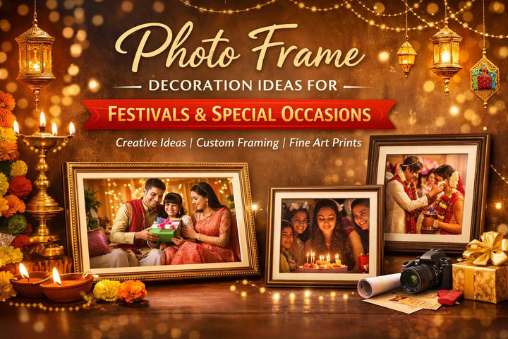 Photo Frame Decoration Ideas for Festivals and Special Occasions