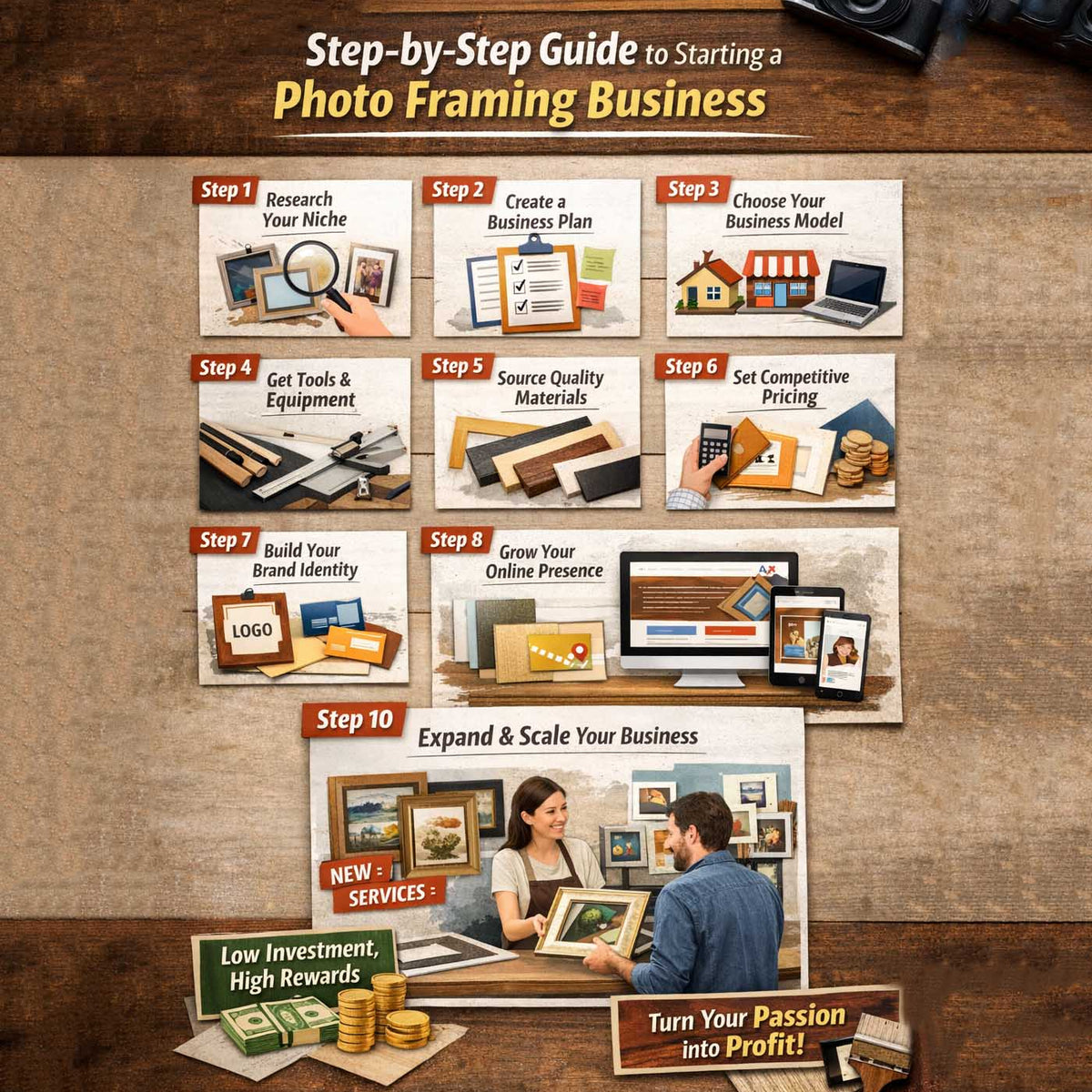 Step-by-Step Guide to Starting a Photo Framing BusinessStep-by-Step ...
