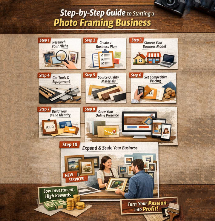 Step-by-Step Guide to Starting a Photo Framing Business