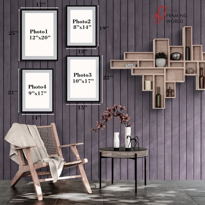 Gallry wall set of 4